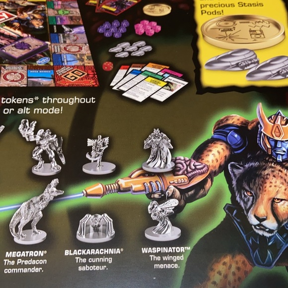 Hasbro Monopoly Beast Wars Transformers Board Game New - Picture 8 of 10